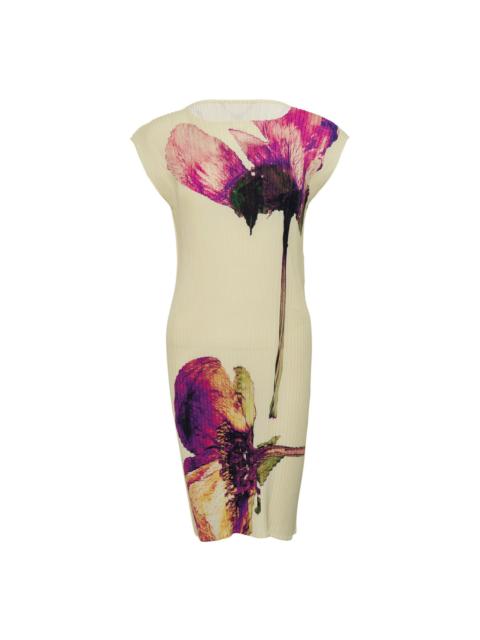 ISSEY MIYAKE Pressed Flora Pleated Dress