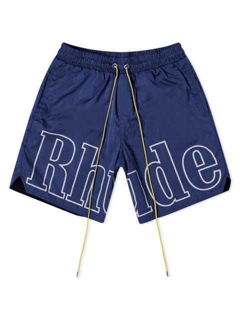 Rhude Rhude Logo Track Shorts