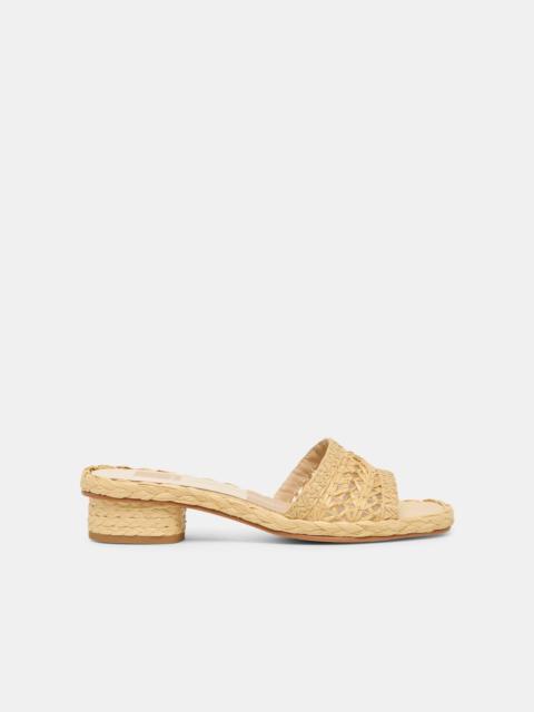 dolce vita DIXI SANDALS LT NATURAL CROSS HATCH RAFFIA