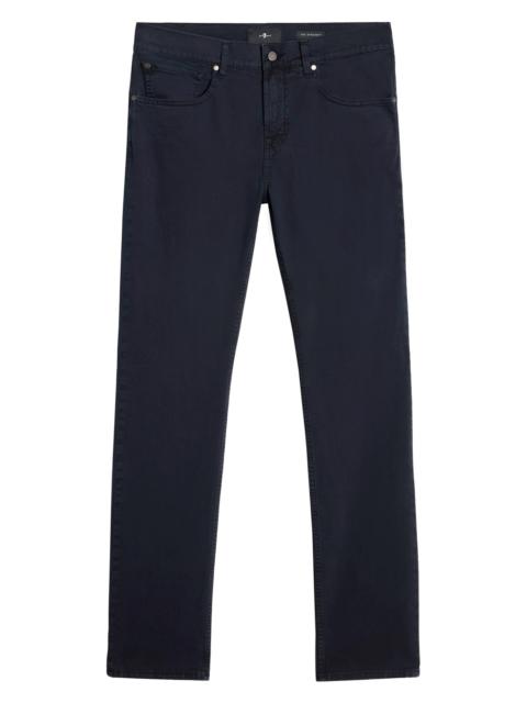7 For All Mankind Men's The Straight Stretch Mid-Rise Straight-Leg Jeans - Deep Navy