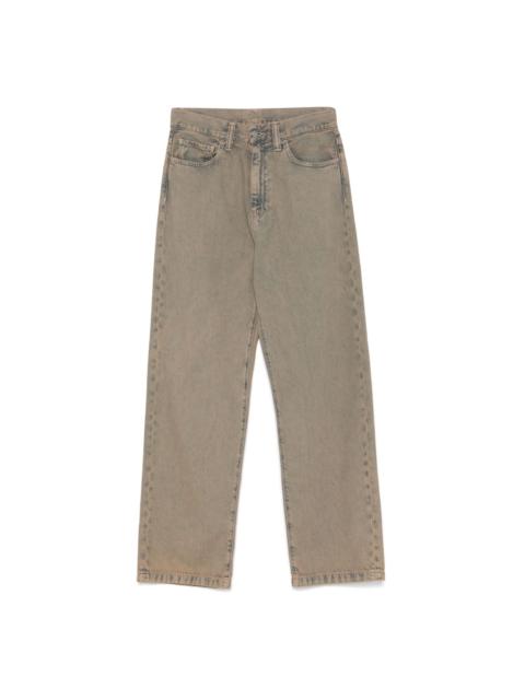 logo-patch jeans