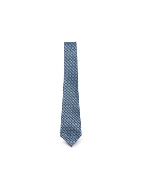 ZEGNA geometric-pattern silk tie