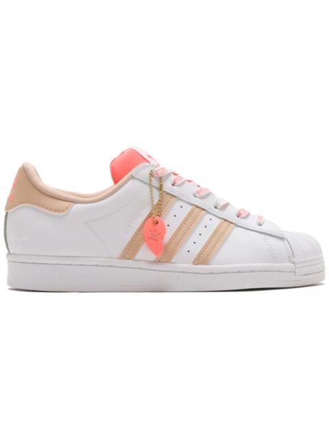 adidas adidas Superstar Cloud White Halo Blush Acid Red (Women's)