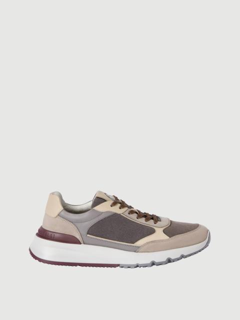 Brunello Cucinelli Nubuck and suede runners