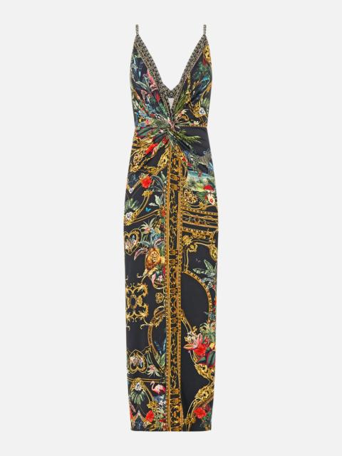 CAMILLA STRAPPY DRESS WITH TWIST FRONT PALACE ZOOLOGY