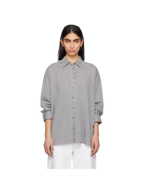 AGOLDE Black & White Roux Shirt