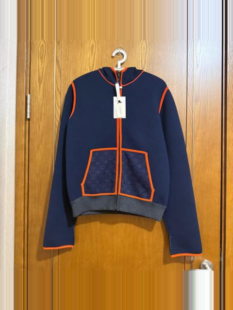 Louis Vuitton Louis Vuitton Pocket All-Over Print Zip-Up Hooded Sweater
