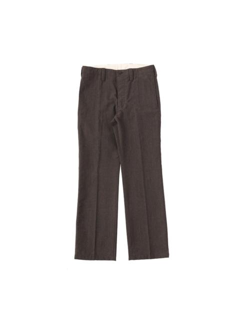 visvim FIELD CHINO PANTS DMGD BLACK | REVERSIBLE