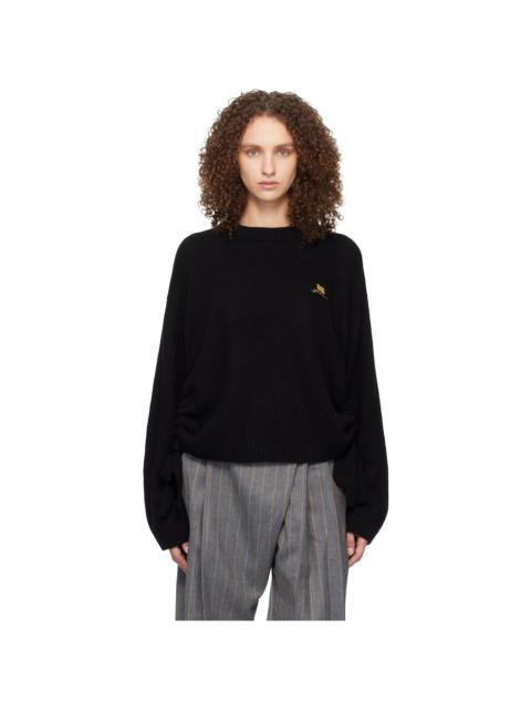 GANNI Black Wool Mix Sweater