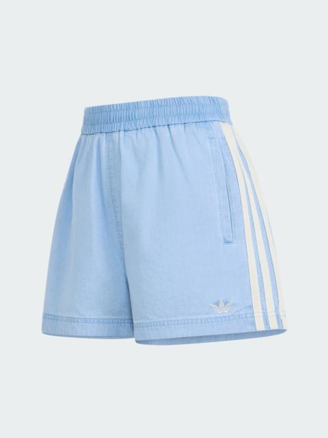 adidas ADIDAS ORIGINALS SUMMER GLOW DENIM SHORTS