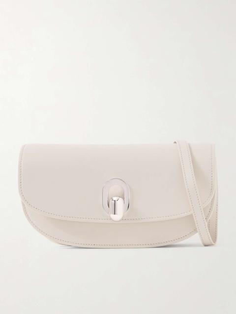 The Tondo Crescent leather shoulder bag