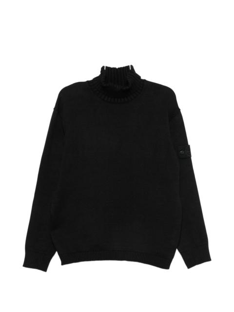 Stone Island Stone Island Logo-patch Roll-neck Sweater