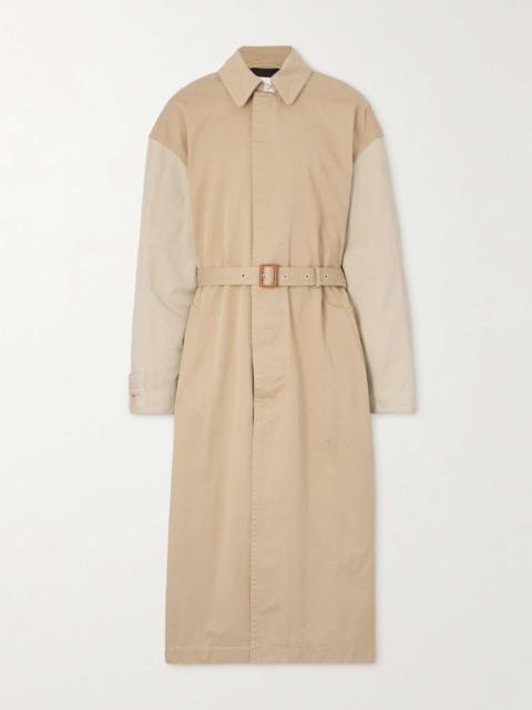Isabel Marant Eisley Belted Cotton-Gabardine Trench Coat