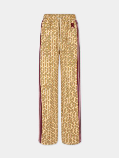 rabanne LOGO MONOGRAM TROUSERS