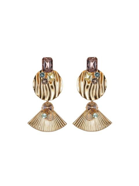 Thais crystal-embellished earrings