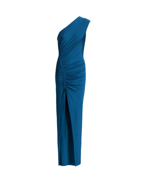 Balmain Long draped jersey dress
