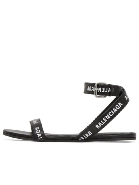 BALENCIAGA (WMNS) Balenciaga Sports sandals 'Black White' 630038WBAE11090