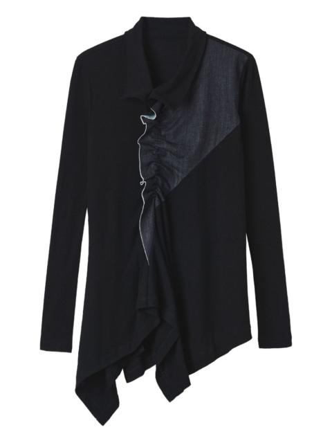 Y's asymmetric blouse