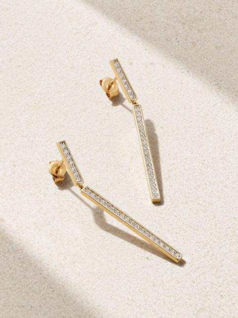 MATEO 14-karat gold diamond earrings