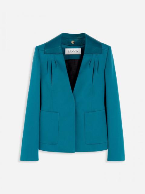 Lanvin FITTED JACKET WITH REMOVABLE COLLAR