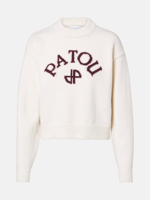 Logo wool and cashmere sweater