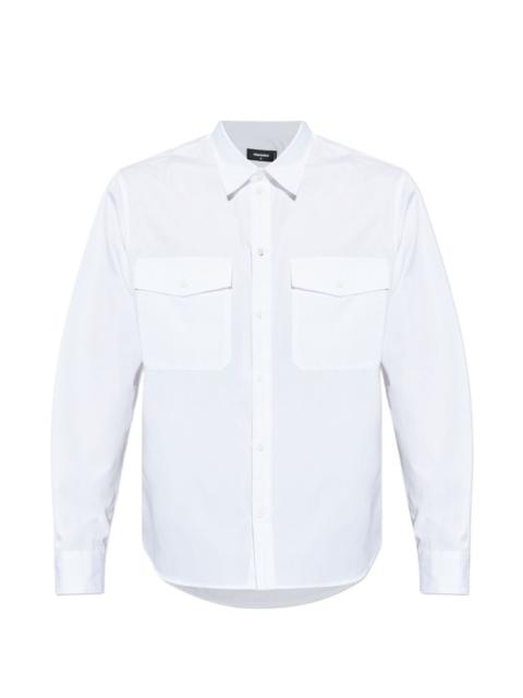 DSQUARED2 buttoned flap-pocket shirt
