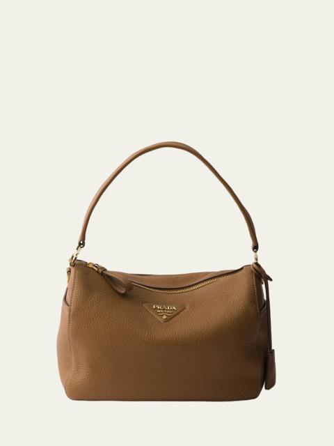Prada Daino Grain Leather Shoulder Bag
