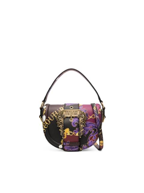 VERSACE JEANS COUTURE Chain Couture-print faux-leather shoulder bag