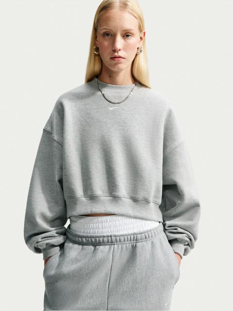Nike Nike Studio Fleece Medium Weight Women's Oversized Cropped Crew