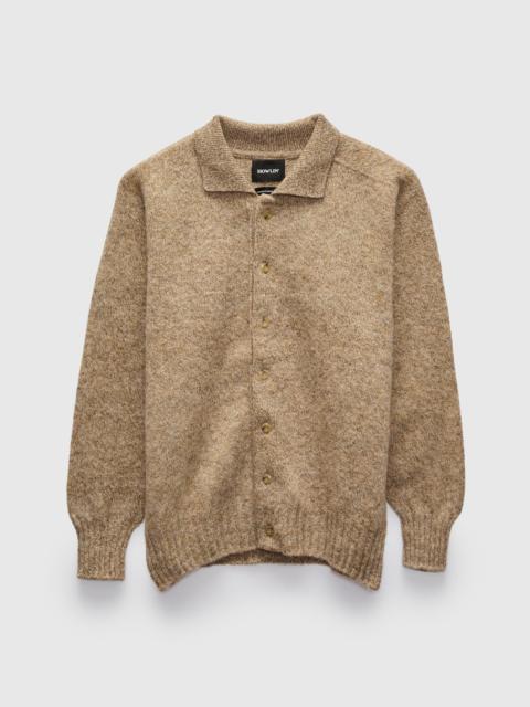 HOWLIN' "Creatures of the Howlin' Moon" Wool Knit Cardigan in Mixed Shrooms