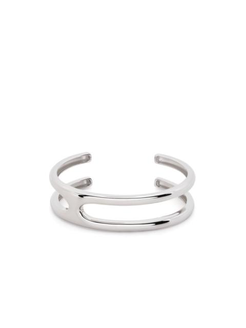 TOM WOOD Cage recycled sterling silver cuff