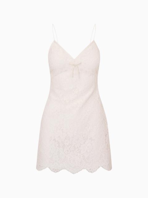 LoveShackFancy Petaline Lace Mini Dress
