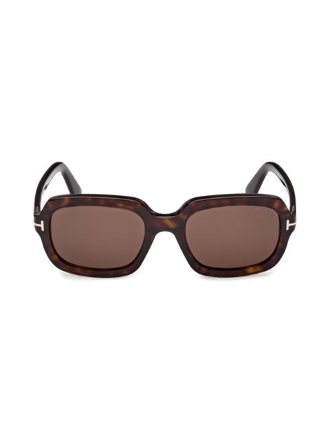 TOM FORD Women's Lana-02 53MM Square Sunglasses - Brown