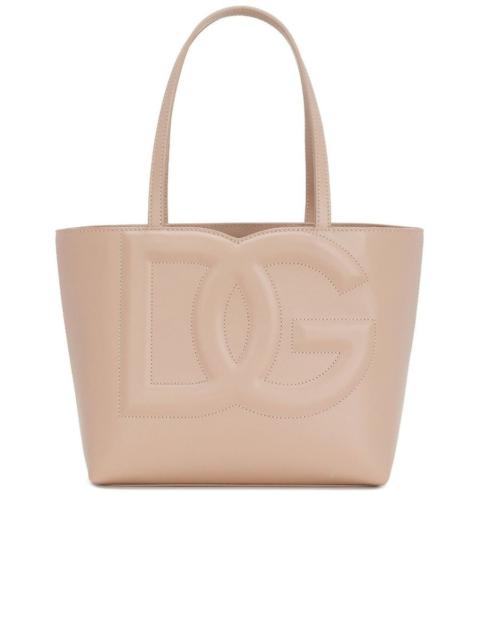 Shopper Bag With Embossed Logo And Quilted Finish
