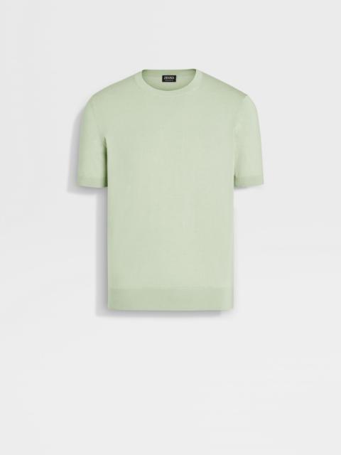 LIGHT AQUA GREEN PREMIUM COTTON T-SHIRT