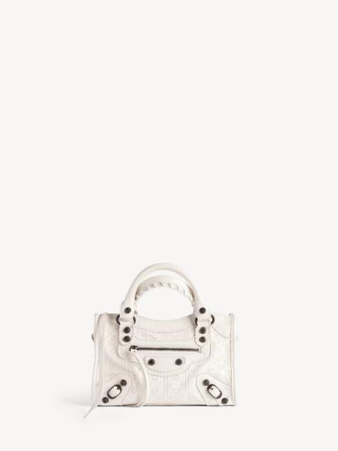 BALENCIAGA Women's Le City Bag Mini in Optic White
