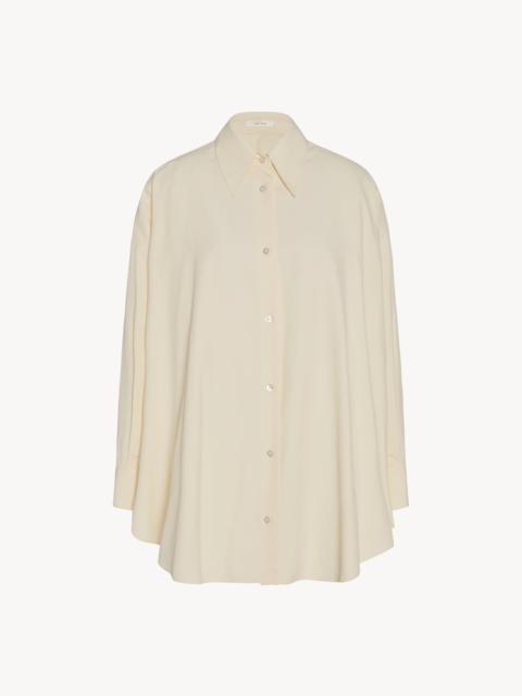 The Row Andra Shirt in Silk