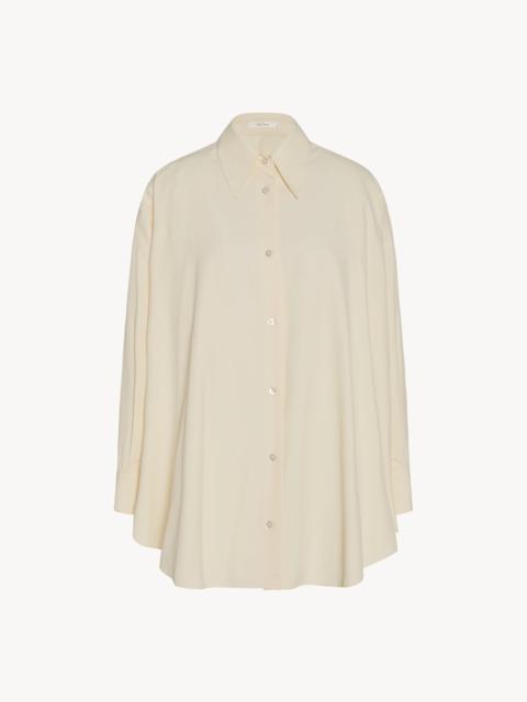 The Row Andra Shirt in Silk