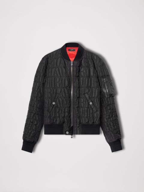 AMIRI QUILTED AMIRI LOGO BOMBER