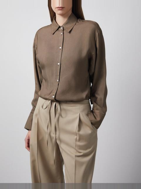 RÓHE Shirt Relaxed Shaped Brown