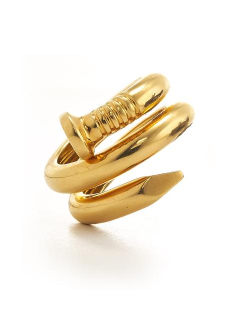 DAVID WEBB Polished Gold Nail Ring