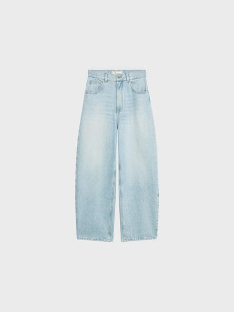 Blumarine BAGGY STONEWASHED DENIM JEANS