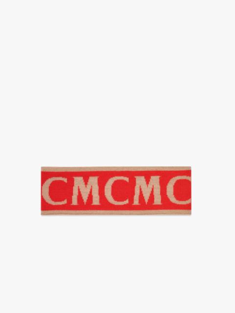 MCM MCM Monogram Jacquard Wool Headband