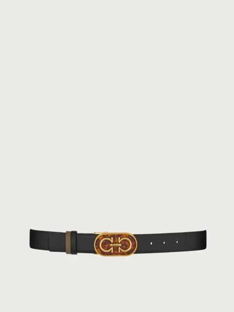 FERRAGAMO REVERSIBLE AND ADJUSTABLE GANCINI BELT