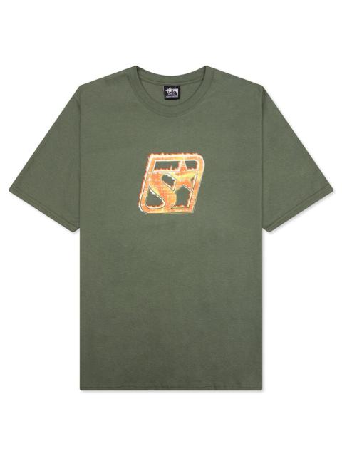Stüssy BLAZE TEE - OLIVE