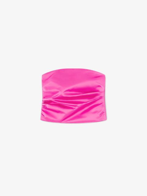 GANNI TOP IN DUCHESSE SATIN