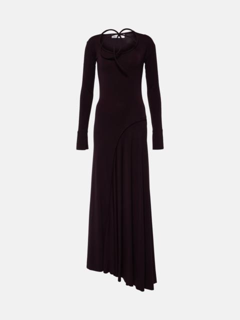Victoria Beckham Twist-detail jersey gown
