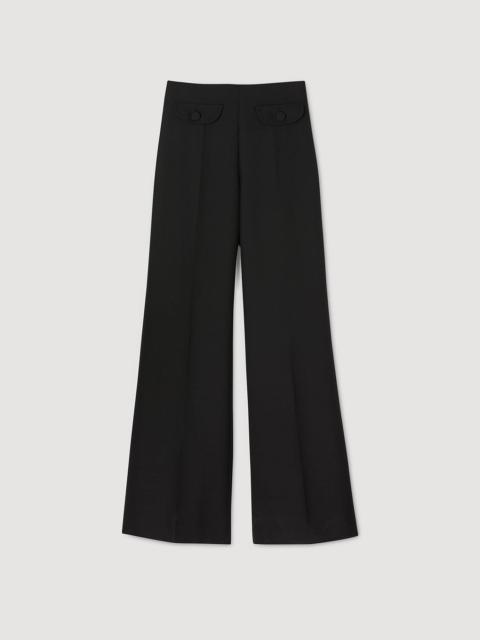 Sandro POCKET DETAIL TROUSERS