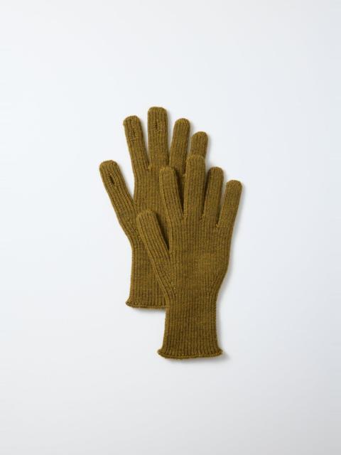 ROTOTO® ROT-5181-AGRN ROTOTO - WASHABLE MERINO KNIT TOUCH GLOVES - ARMY GREEN