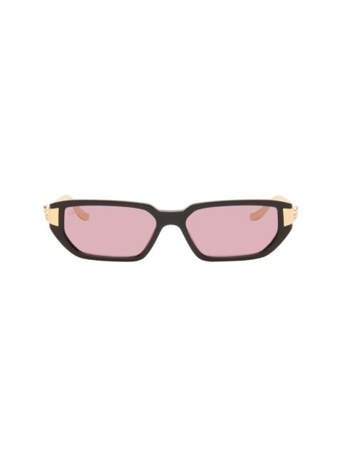 Cartier Black & Gold 'Panthère de Cartier' Sunglasses